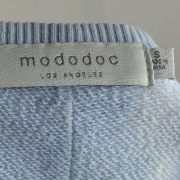 100 %COTTON MODODOC CROPPED SWEATER CAMOUFLAGE - Picture 4 of 8